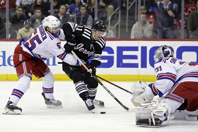 Devils deal Rangers fourth straight loss with 5-2 victory