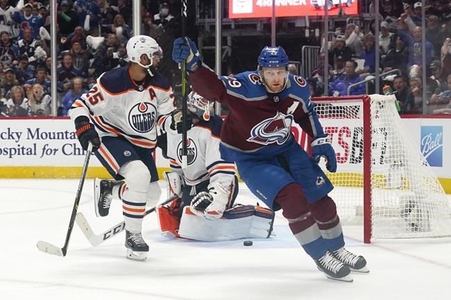 Avalanche hold off Edmonton, 8-6, in wild Game 1 shootout – Greeley Tribune