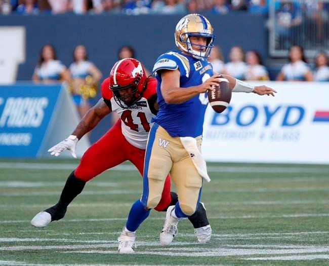 El invicto Blue Bombers sobrevive al susto para derrotar a los Stampeders 26-19