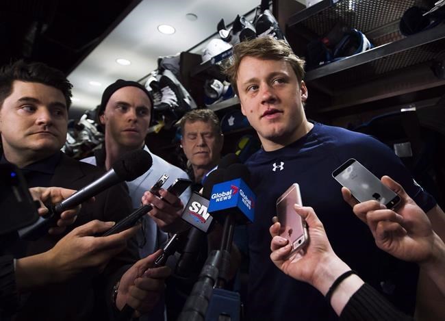 First look at the NHL temporary visiting locker room setup at