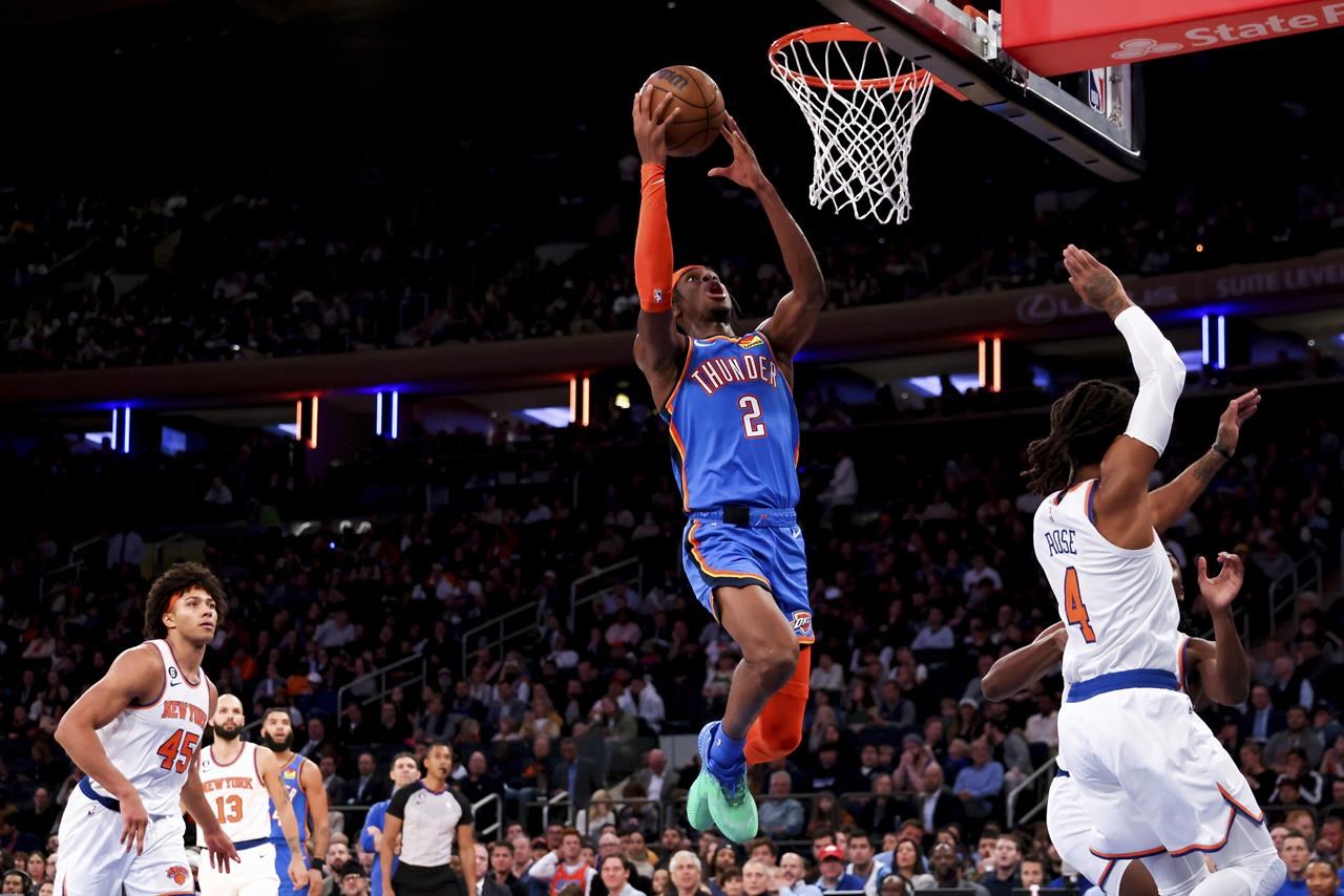 Thunder not worried about Shai Gilgeous-Alexander's knee contusion