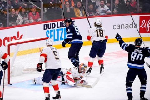 Former Jet Laine scores two and the Columbus Blue Jackets upset Winnipeg  Jets 4-1