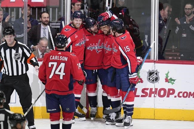 Capitals' Alex Ovechkin grills Sergei Bobrovsky as Washington