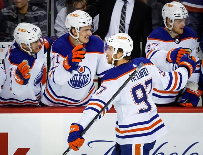 Edmonton Oilers' Connor McDavid moves into ninth place on