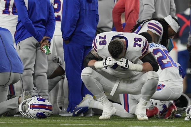 Bills' Damar Hamlin in critical condition after collapse on field