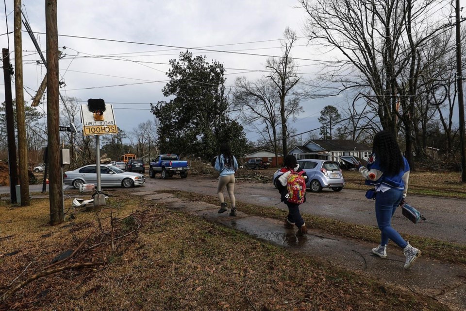 Storms, tornadoes slam US South, killing at least 7 people - AirdrieToday.com