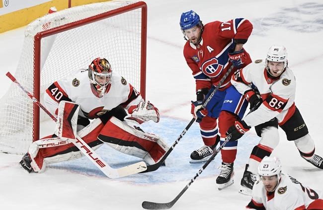 Senators score three in third to trip Canadiens 5-2