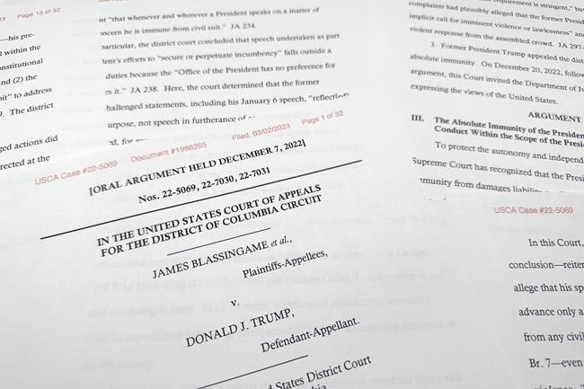 Trump can be sued for Jan 6 riot injuries, Justice Dept says