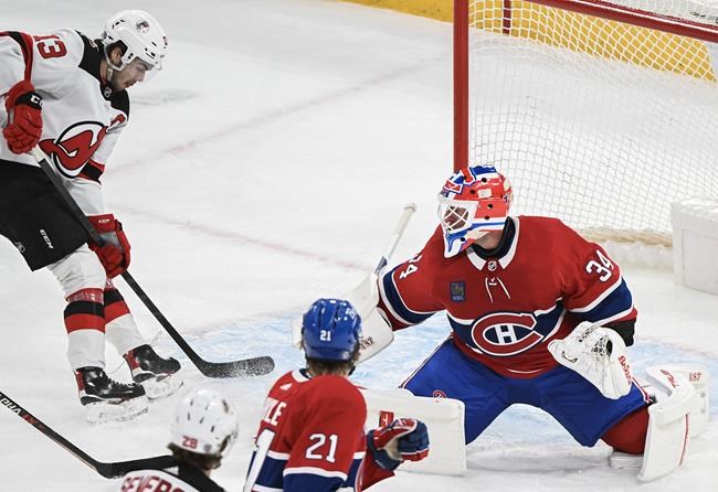 Devils beat Canadiens to extend winning streak to 10 games