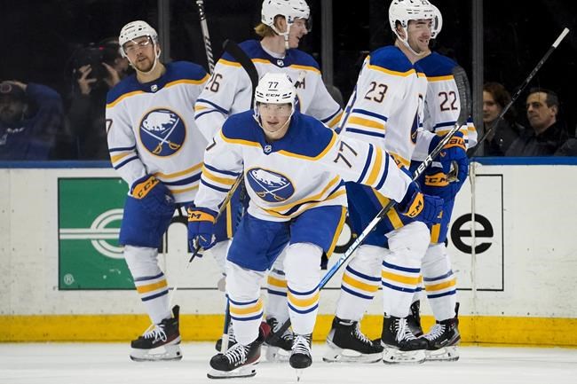 Sabres fall 2-1 to Rangers in OT