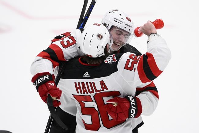 Devils' Jack Hughes reacts to NHL's Pride Tape ban 