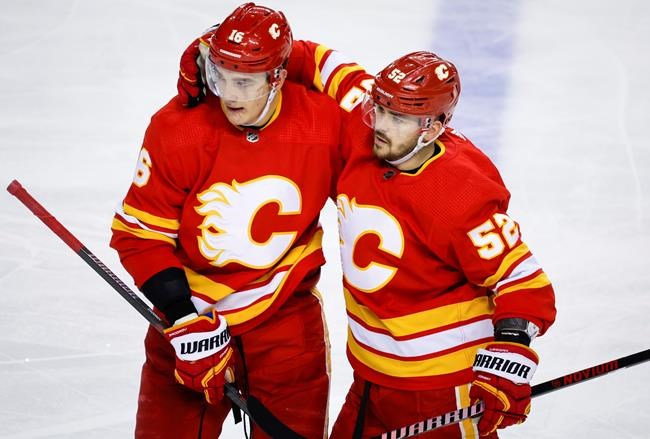 Toffoli scores twice as Flames defeat Sharks to continue playoff push