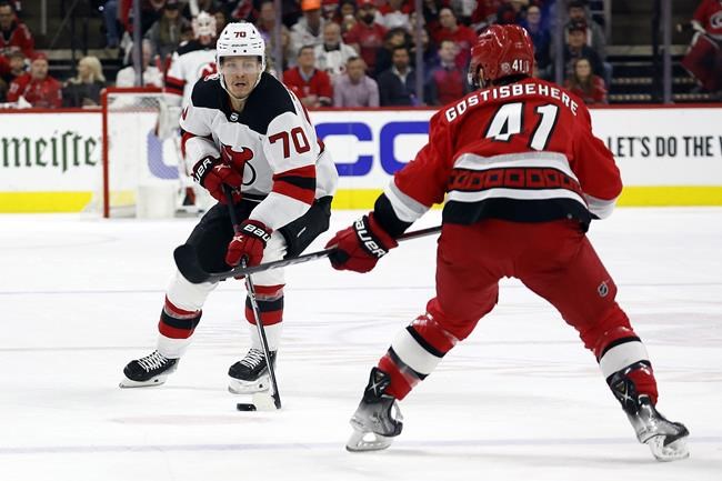 Hurricanes top Devils 5-1 in Game 1 of 2nd round