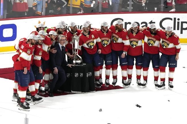 Tkachuk sends Panthers to Stanley Cup Final after topping Hurricanes 43 for sweep Tkachuk sends Panthers to Stanley Cup Final after topping Hurricanes 43 for sweep