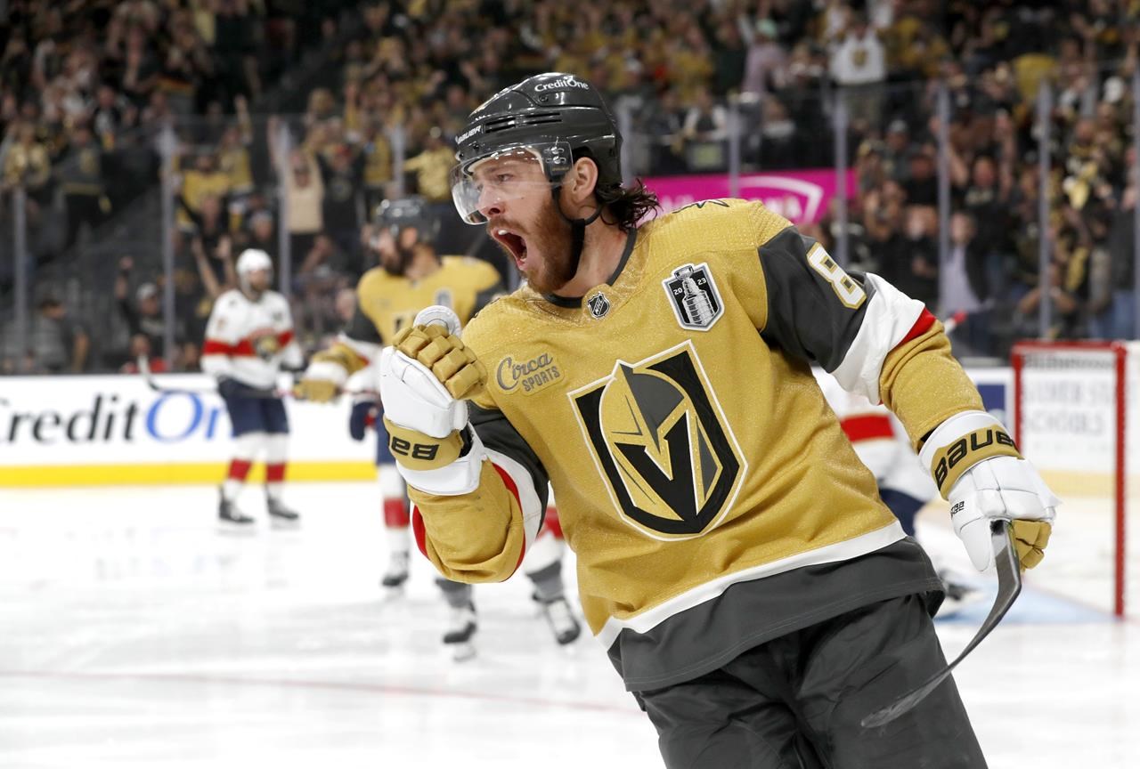 Golden Knights crush Panthers 7 2 lead Stanley Cup final series 2