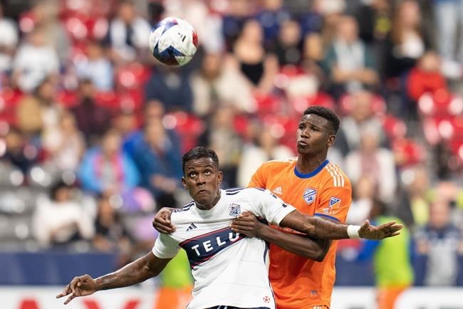 Gauld’s late goal gives tired Whitecaps 1-1 draw with top-ranked Cincinnati