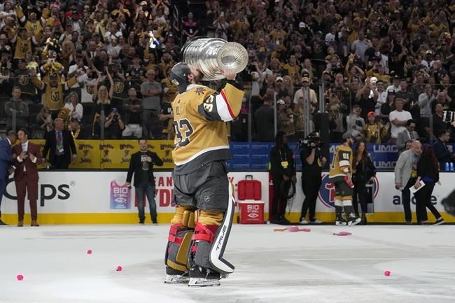 Journeyman goalie Adin Hill has Vegas Golden Knights up 2-0 over Florida in  the Stanley Cup Final