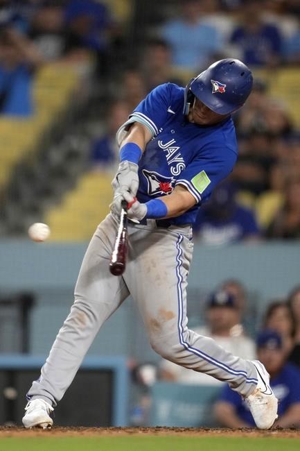 Varsho gets tiebreaking hit in the 11th inning as the Blue Jays beat the  Dodgers 6-3 