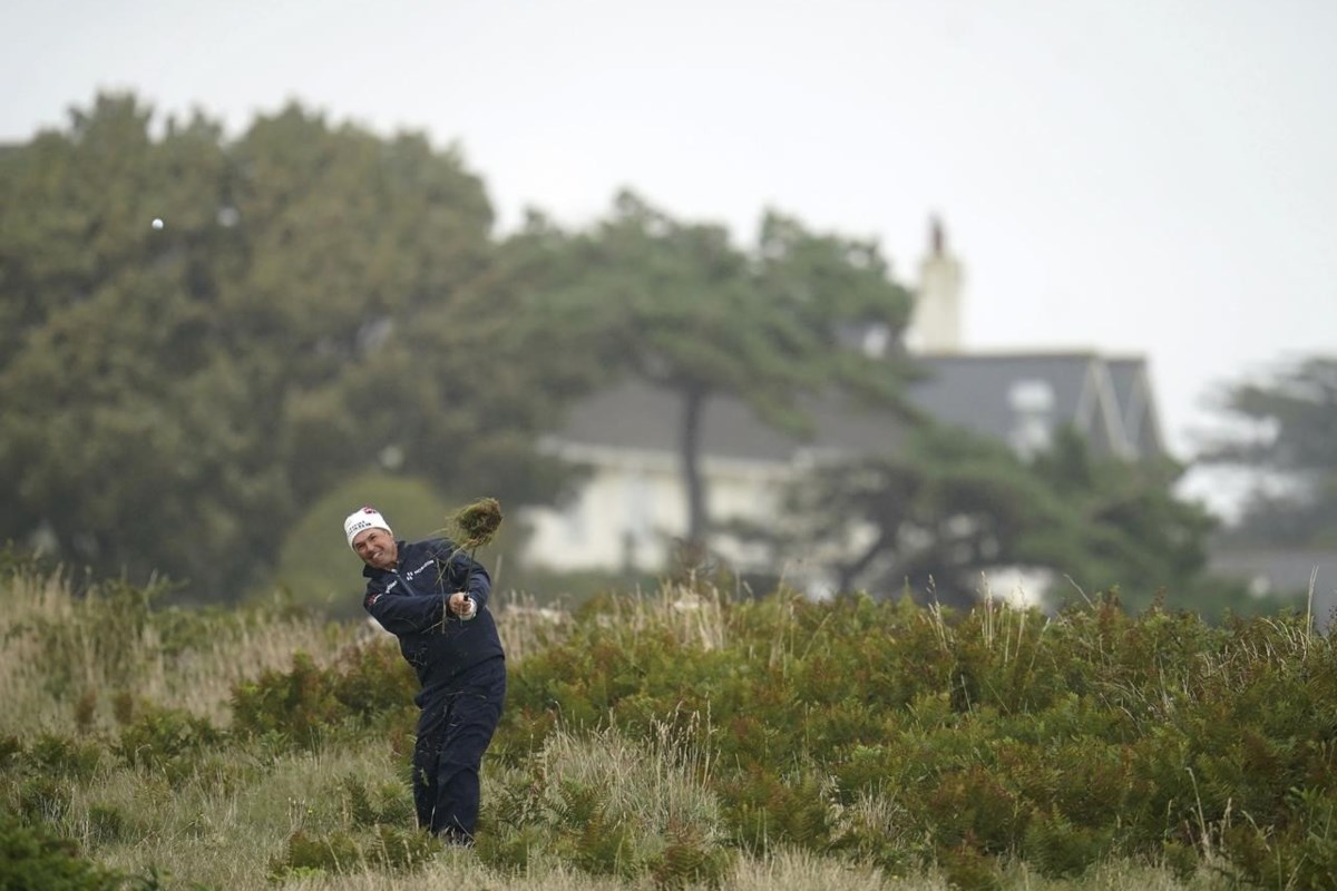 Cejka wins playoff with Harrington at wet and windy Senior British Open