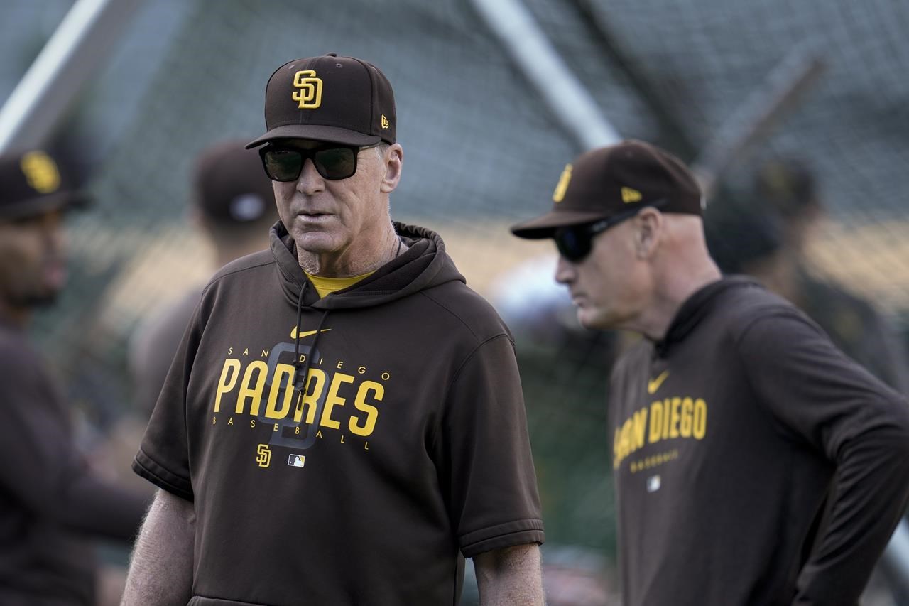 Manager Bob Melvin returns to Oakland now guiding the San Diego