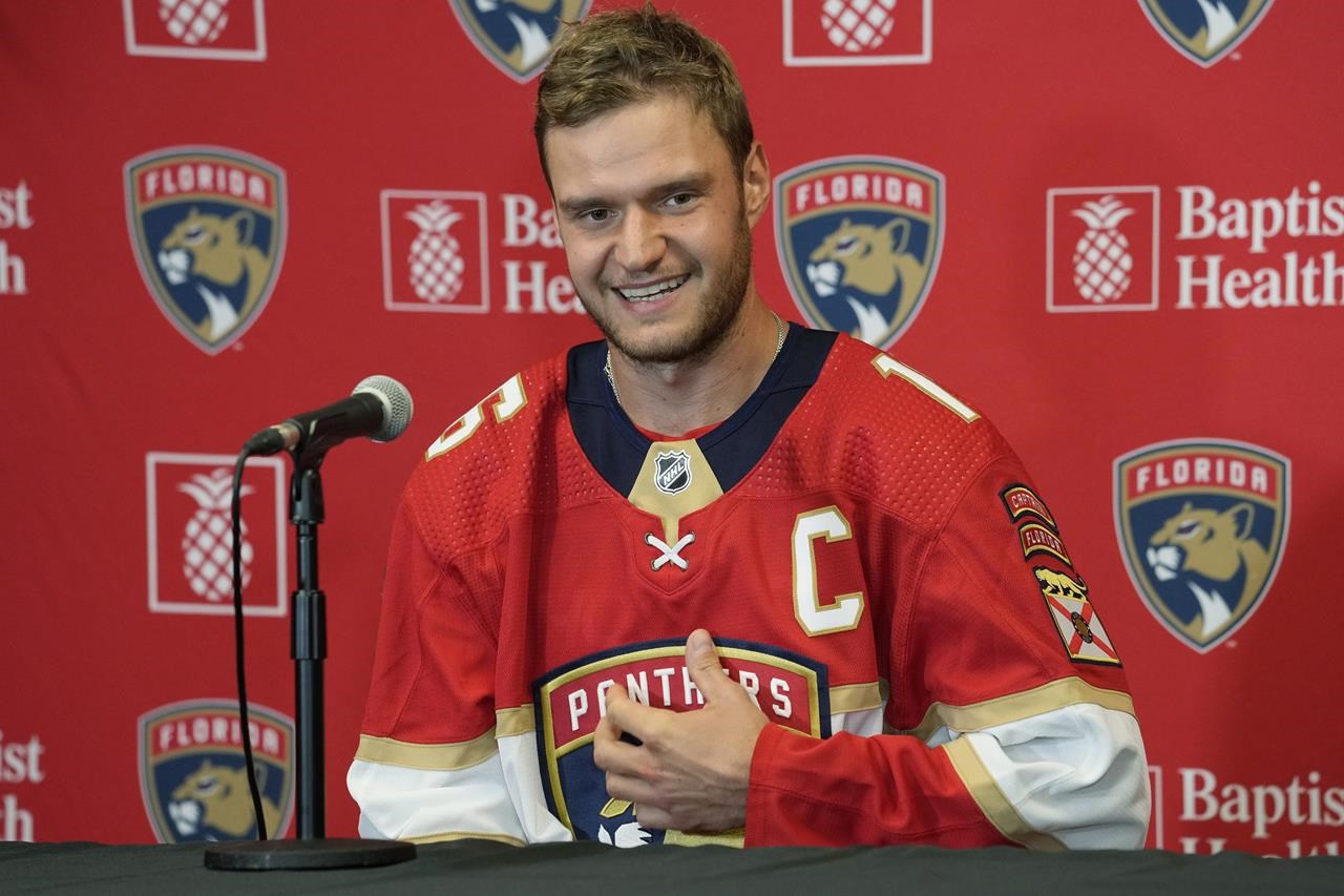 Matthew Tkachuk is back and ready to go as Panthers are set to open  training camp 