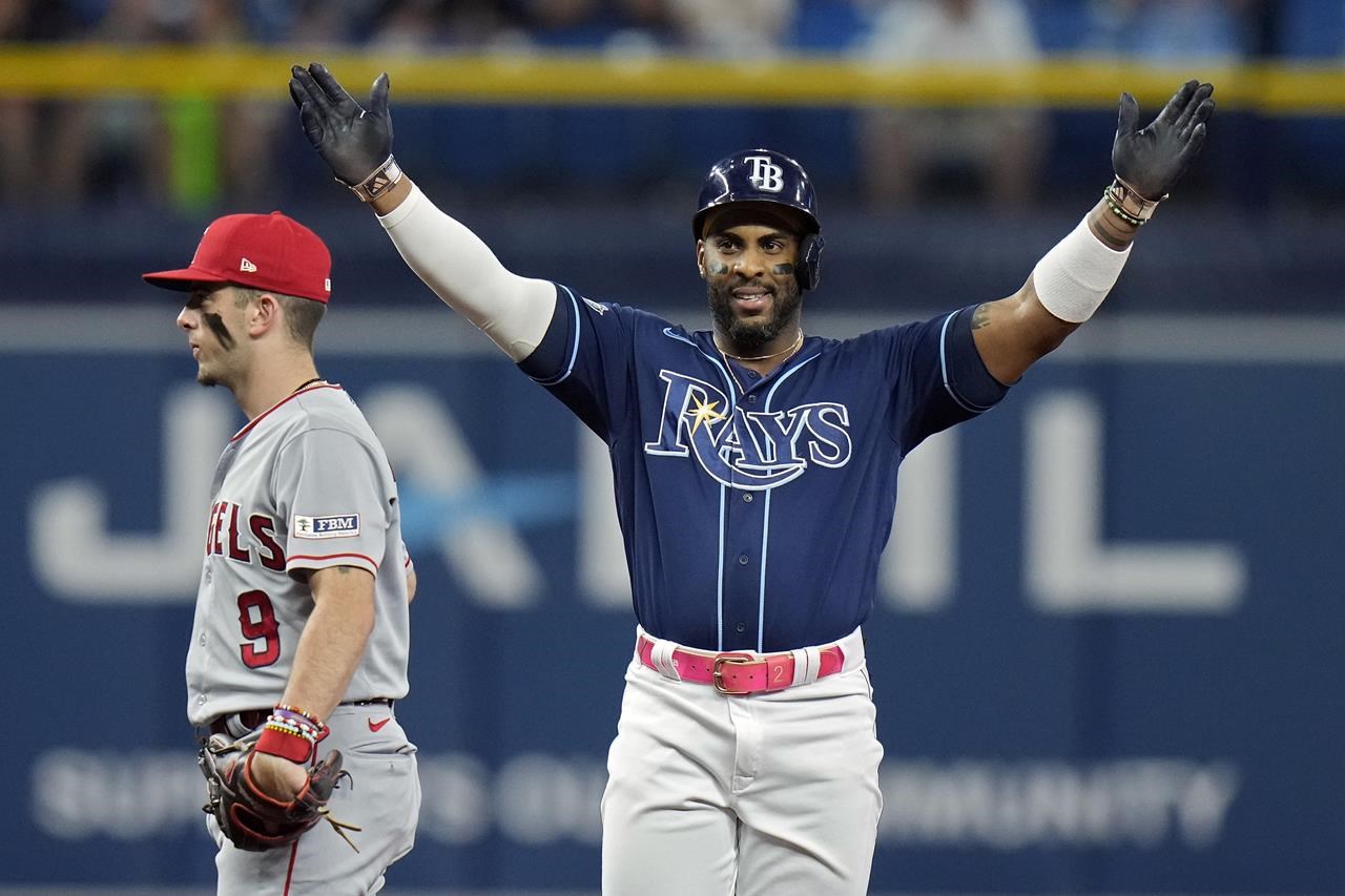 Drury has 2 homers and 5 RBIs as Angels beat playoff-bound Rays 8-3 