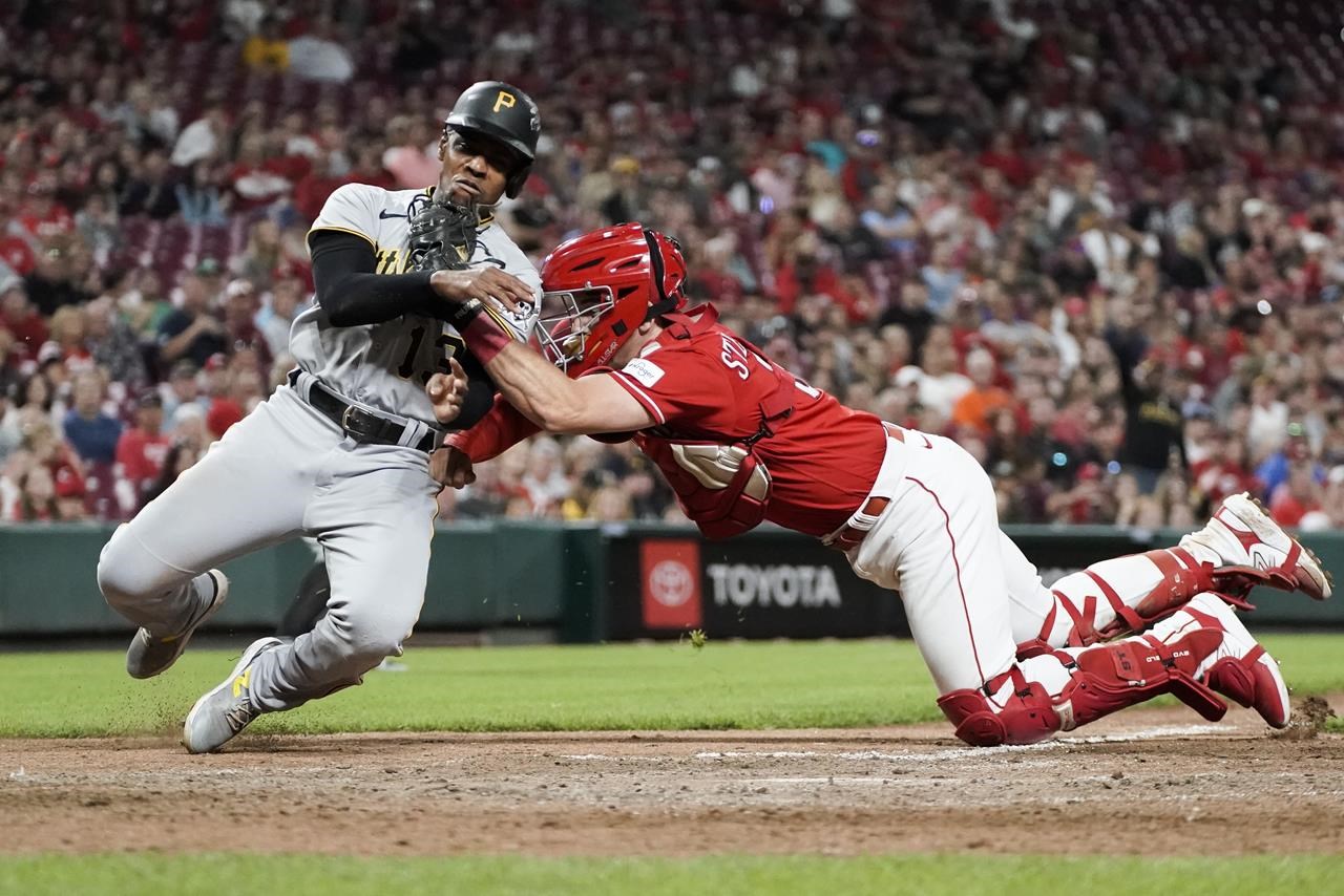 Pirates overcome 9-run deficit for first time since team started in 1882,  beat Reds 13-12 