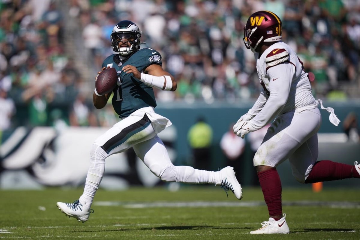 Hurts' breakthrough passing game resembles 2022, and so does 4-0 start for  NFC champion Eagles