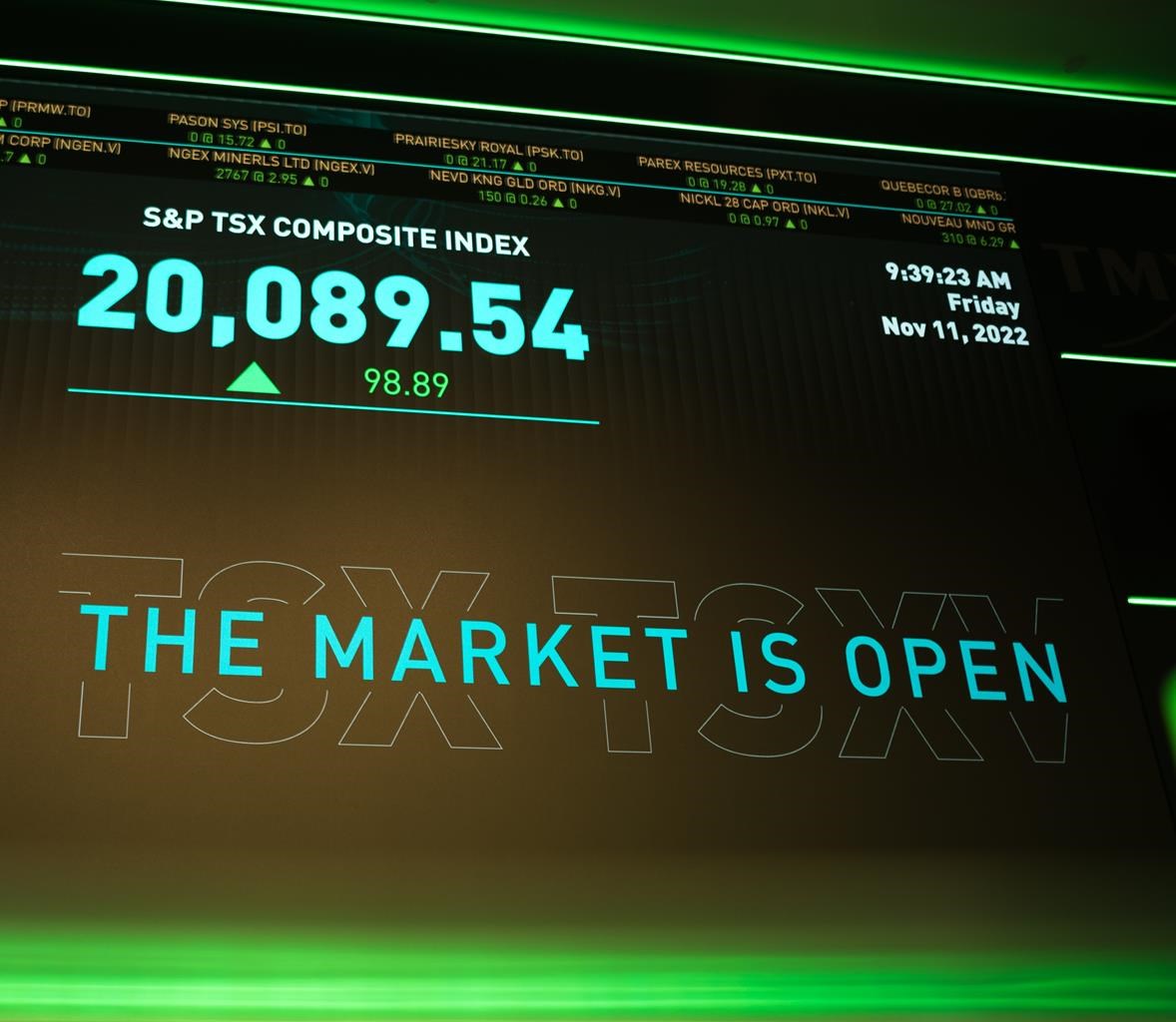 Tsx discount stock price