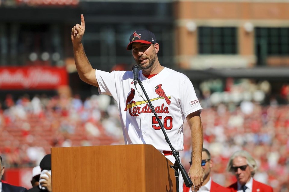 Adam Wainwright easing into retirement with new puppy, TV work and