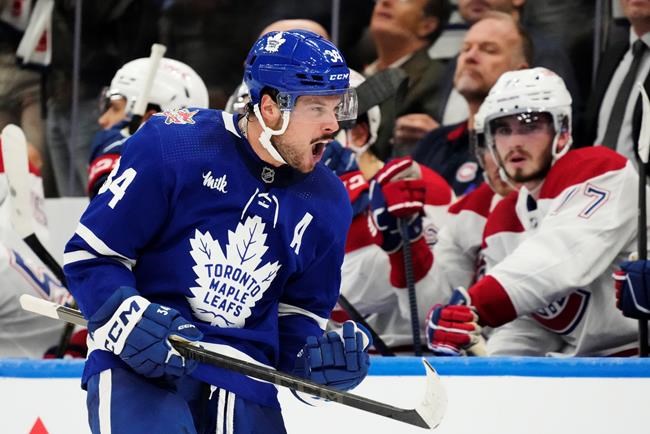 Leafs ride 4-goal 1st period to 3rd straight win