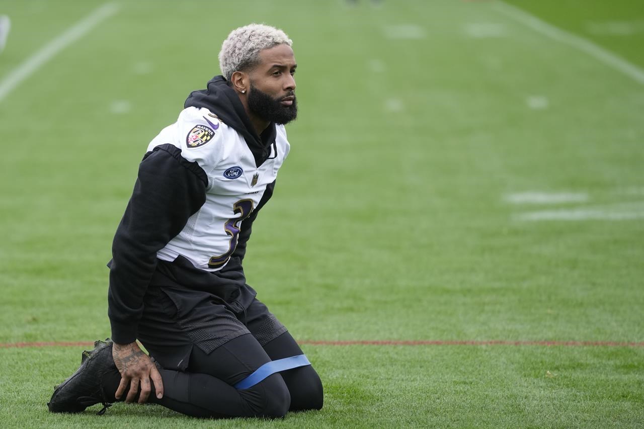 Baltimore Ravens receiver Odell Beckham Jr. is looking for a
