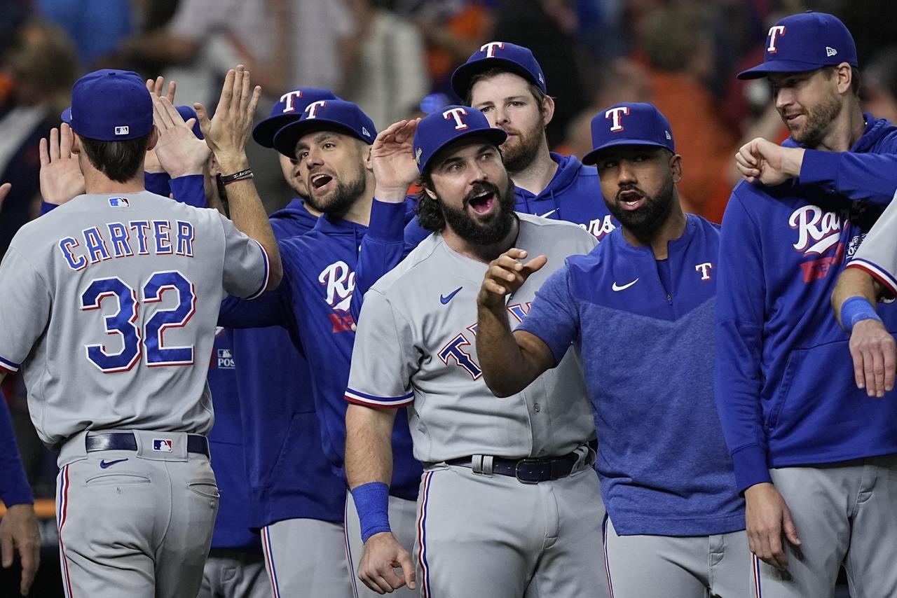 MLB playoffs 2023: Rangers head home with 2-0 lead in ALCS; Phils power  past D-backs in NLCS opener 