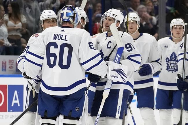 Matthew Knies scores short-handed goal as Maple Leafs edge