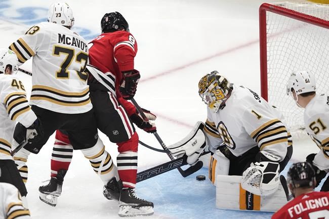 McAvoy scores in season debut, Bruins beat skidding Flames - The