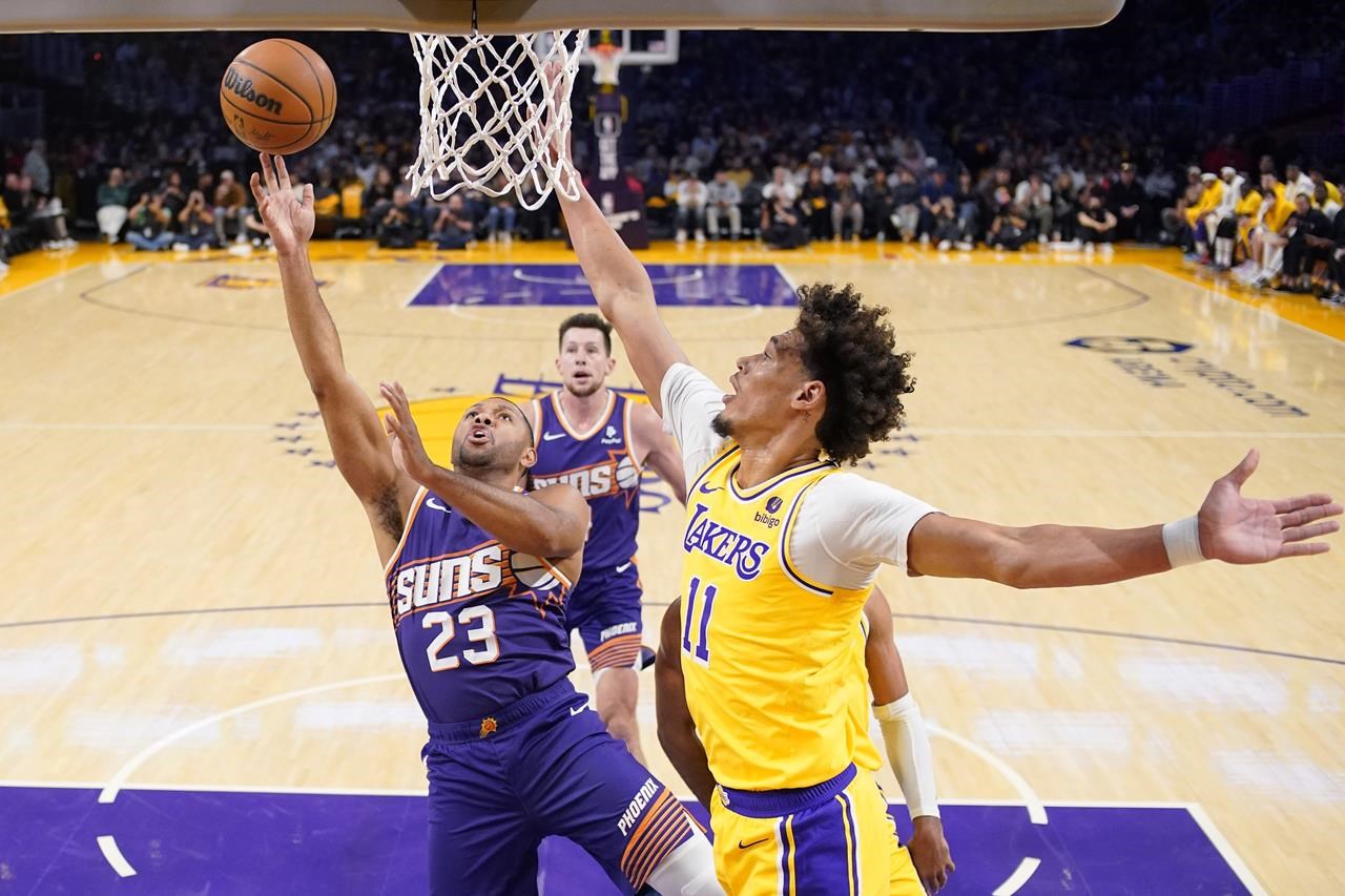 LeBron James keys Lakers' 4th-quarter rally for 100-95 win over Kevin Durant's short-handed Suns - WesternWheel.ca