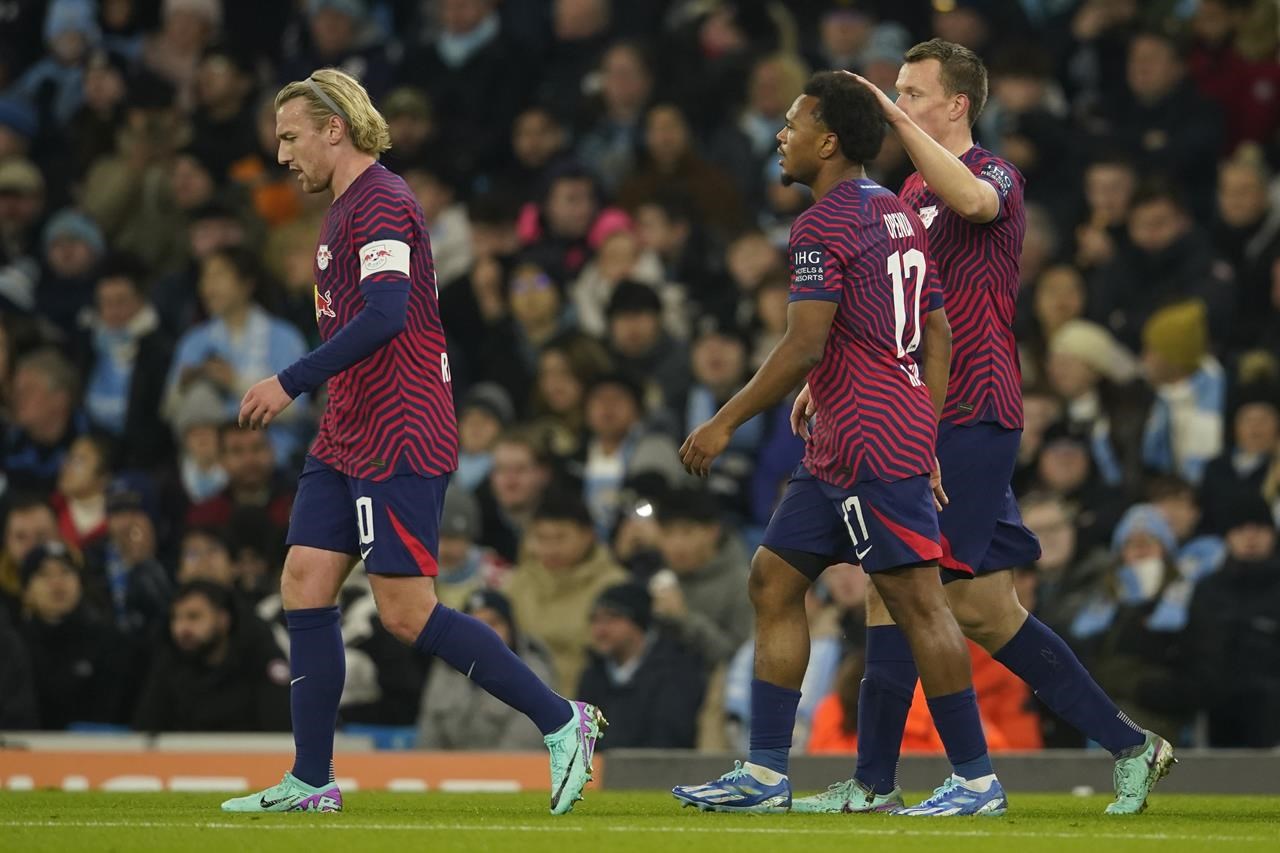 Man City vs RB Leipzig - Champions League: Guardiola's side take the lead  thanks to Alvarez, who built on Phil Foden and Erling Haaland's efforts