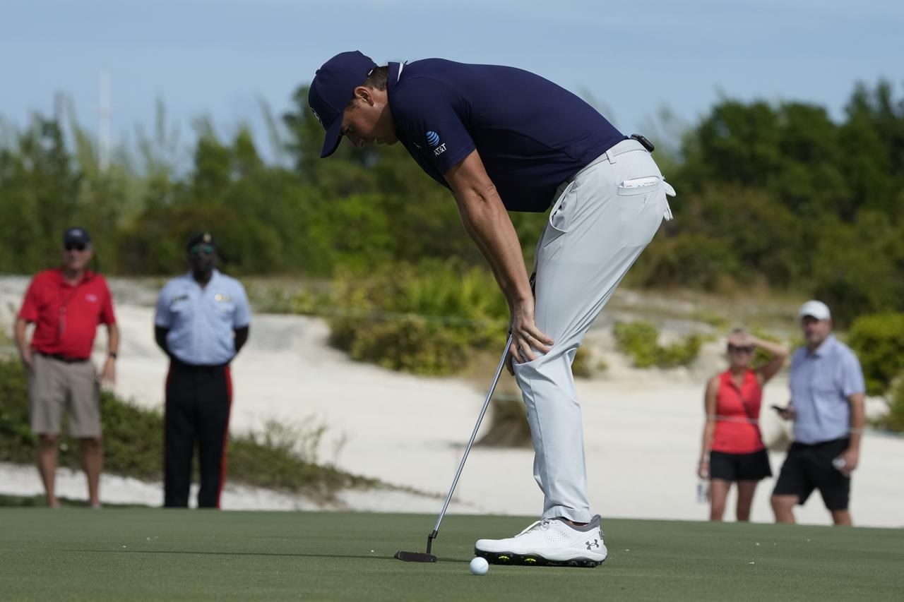 Kuchar and son build 3-shot lead. Tiger Woods and son have to settle for a  nice family affair