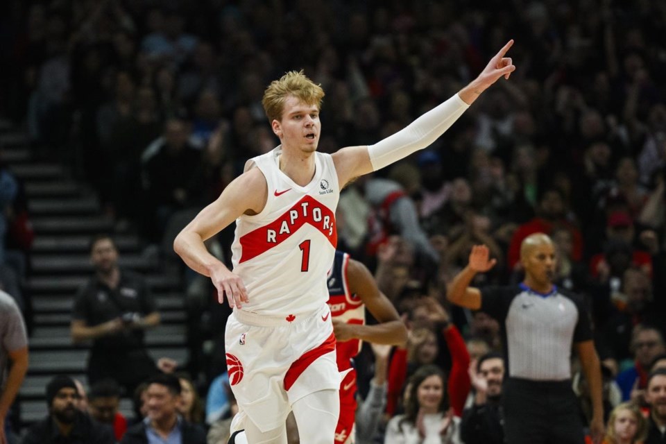 Travellin' Man: Raptors rookie Gradey Dick learning on two teams at the same time - MooseJawToday.com