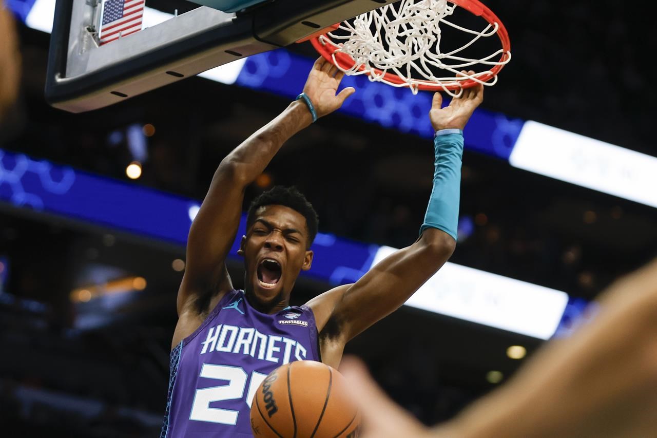 No. 2 overall pick Brandon Miller ruled out for Hornets after injuring  ankle vs Nuggets - Victoria Times Colonist