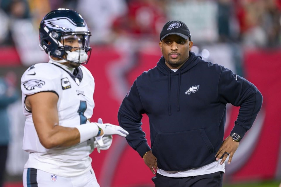 Browns interview former Eagles coordinator Johnson, set to meet with  Chargers' Moore, AP source says - Victoria Times Colonist