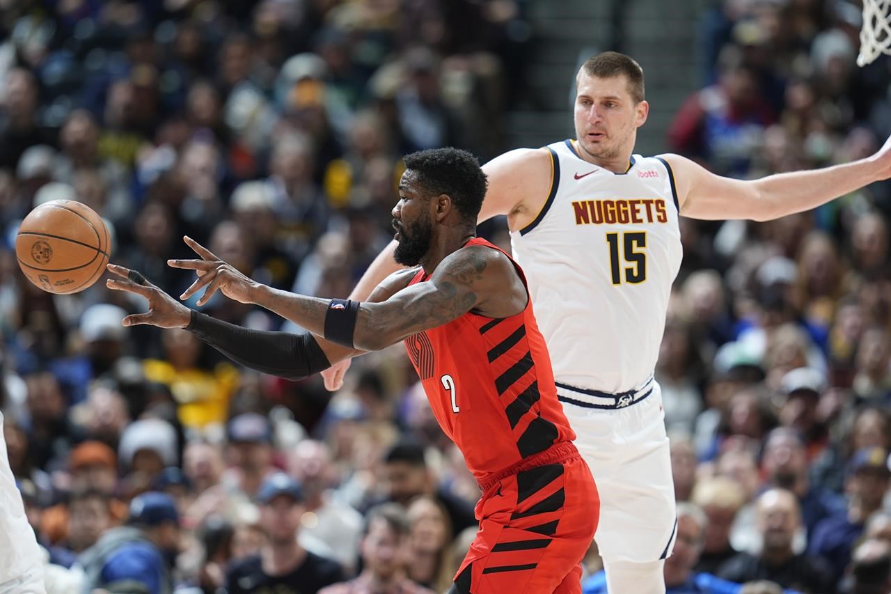 Blazers nuggets discount