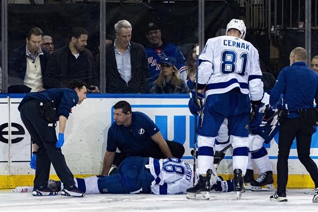 Vesey scores twice, Quick wins again as Rangers down Lightning 3-1 - Barrie  News