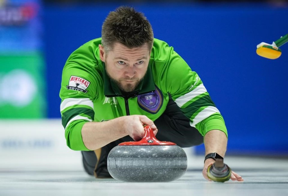 Saskatchewan's Mike McEwen in Brier final with semifinal win over