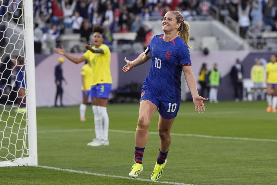 U.S. beats Brazil 10 in Women's Gold Cup title game Collingwood News
