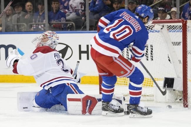 NHL roundup: Rangers beat Canadiens 5-2, tie franchise record with