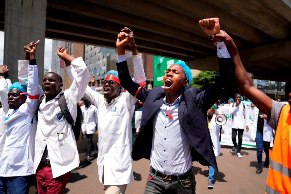 Kenya's public hospital doctors sign agreement to end national strike after almost 2 months