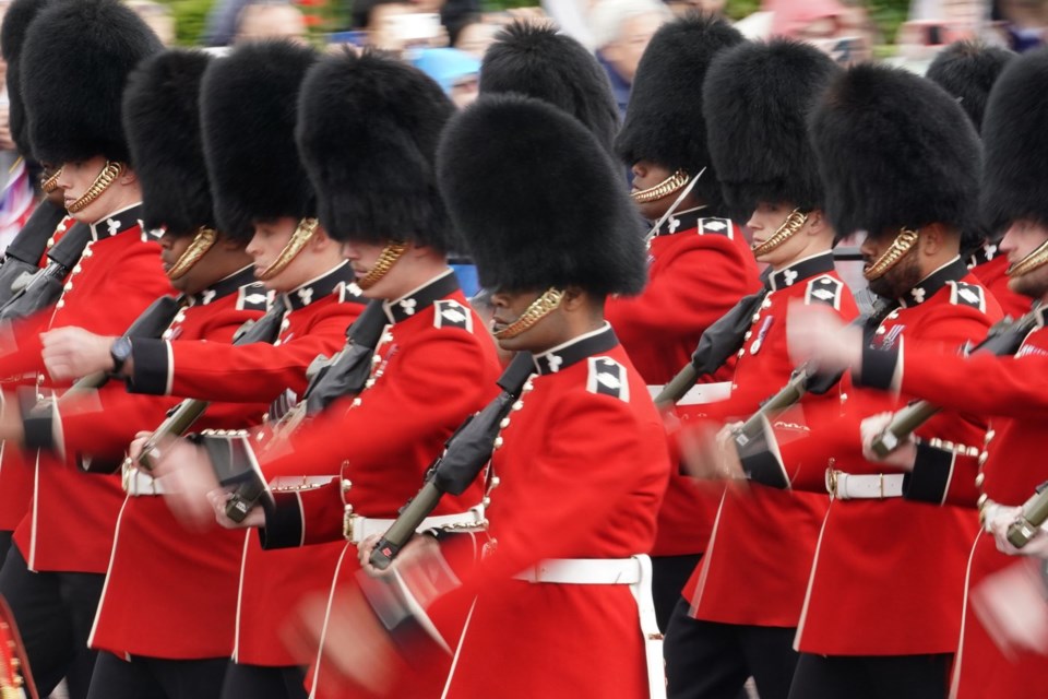 All eyes are on Kate as she returns to public view at a military parade honoring King Charles III