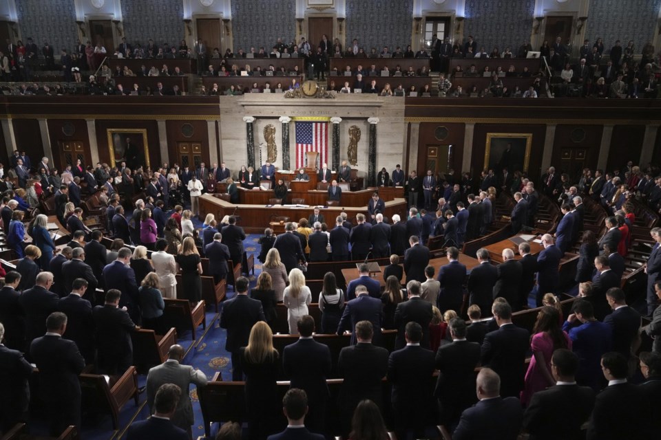 The Latest House speaker vote begins as Mike Johnson fights for