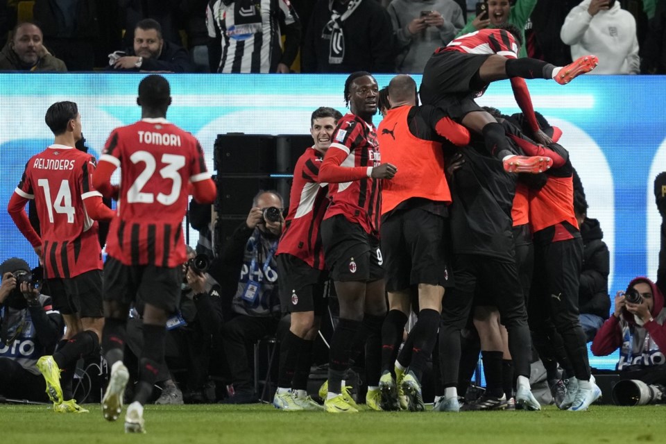 AC Milan beats Juventus 21 to progress to Super Cup final North